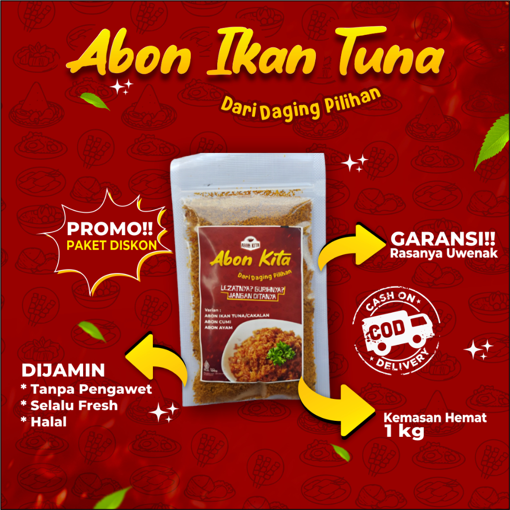 

Dapur Kita Abon Ikan Tuna/Cakalang/Tongkol Kemasan 1 kg