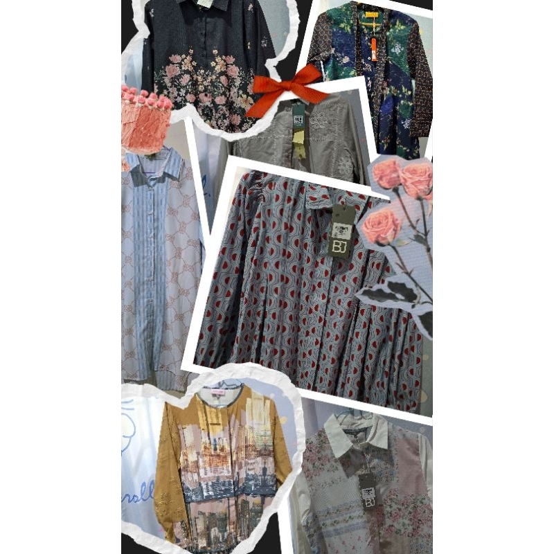 Preloved SALE Nada Puspita Napus Zytadelia ZD Rurik RM Ria Miranda Monogram Like New 200ribuan