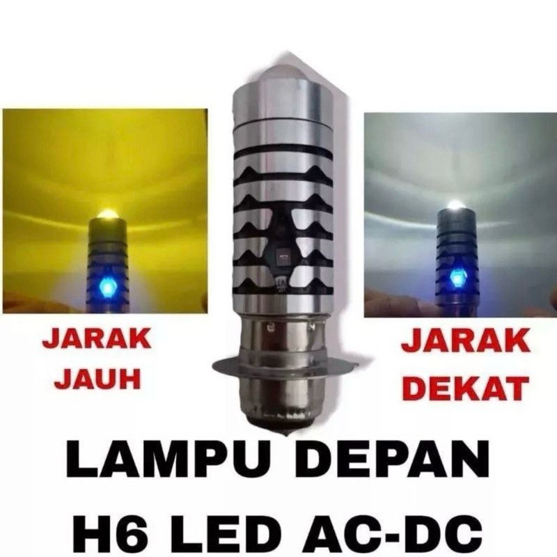 Lampu Led Laser H6 Senja Biru Lampu Led Laser Ac Dc Laser H6 2sisi Sen