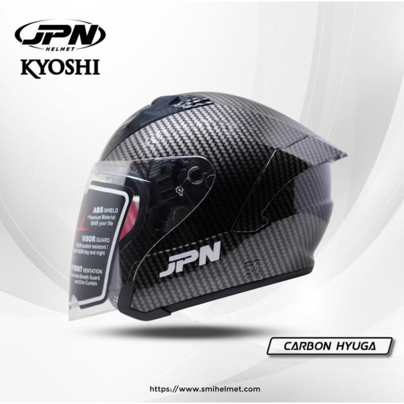 Ready siap kirim HELM JPN KYOSHI CARBON HYUGA (ukuran L)