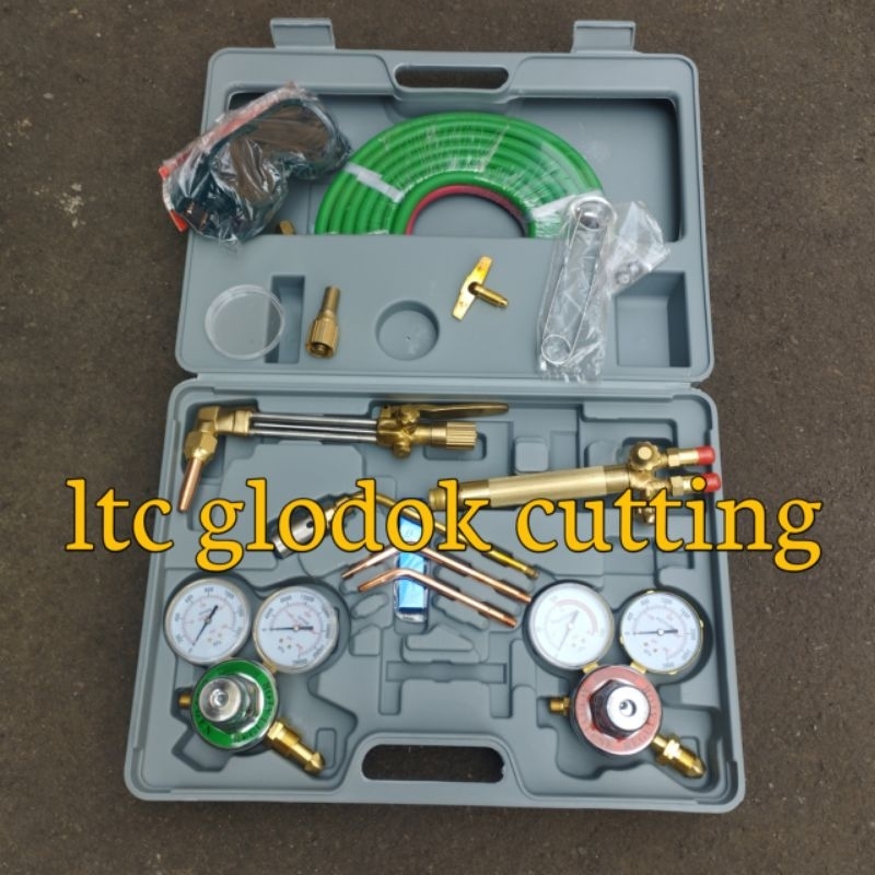 blender las potong set welding cutting torch set oxigen acetyline h502/stang las potong