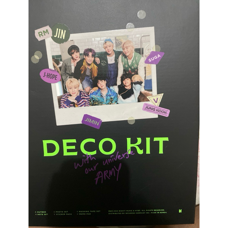 [BTS] deco kit 2022 FULLSET RPC Taehyung (V)