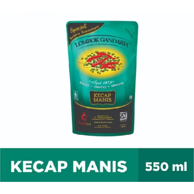 

Kecap Manis Lombok Gandaria Tosca 550ml