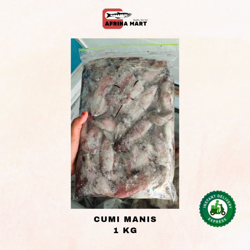 

Cumi-cumi Manis 1 kg Frozen - Kirim Instant Afrina Mart