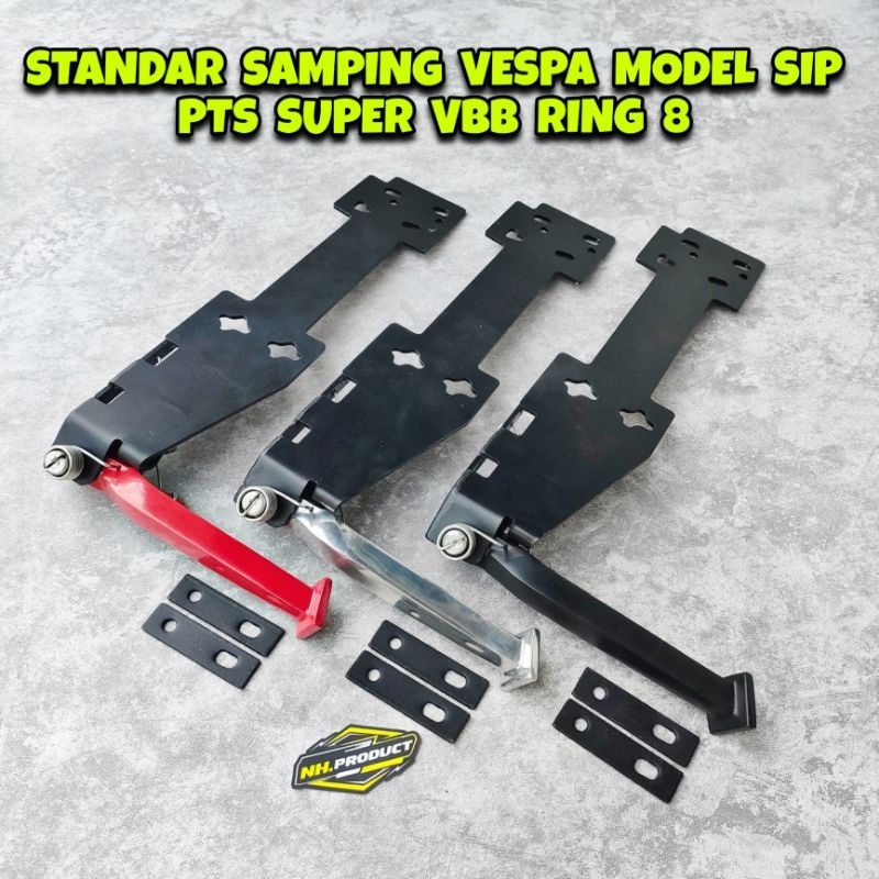 Standar Samping Vespa Model SIP PTS Super VBB Ring 8