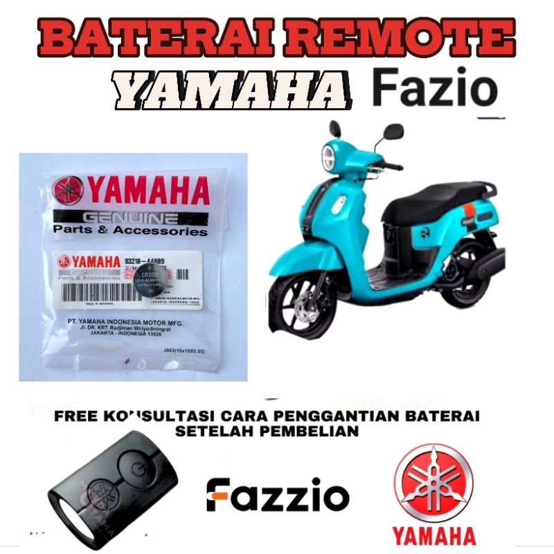 Baterai Remote YAMAHA FAZIO, original Yamaha Genuine part &Accesories