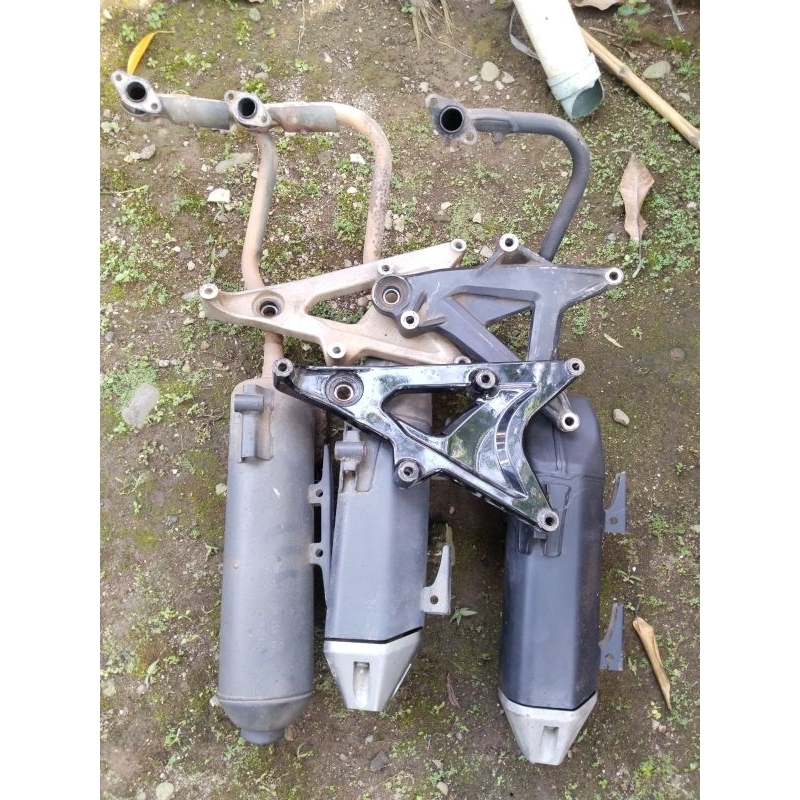 knalpot vario led old dan led new vario 125-150 kondisi ori pabrik lepasan, knalpot vario 125, knalp