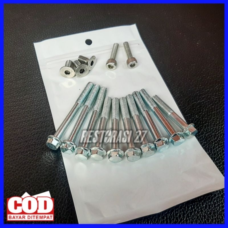 Baut Crankcase Yamaha f1zr Non original Baut Mesin Yamaha F1zr Baut Blok Crankcase Yamaha F1zr