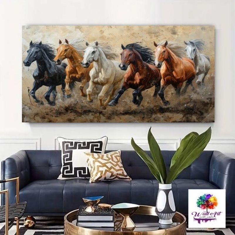 Lukisan kuda berlari