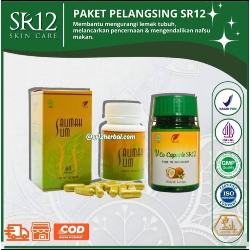 

Paket Pelakor SR12 / Peluntur Lemak Kotor / Salimah Slim & VCO Capsul / Obat langsing Herbal
