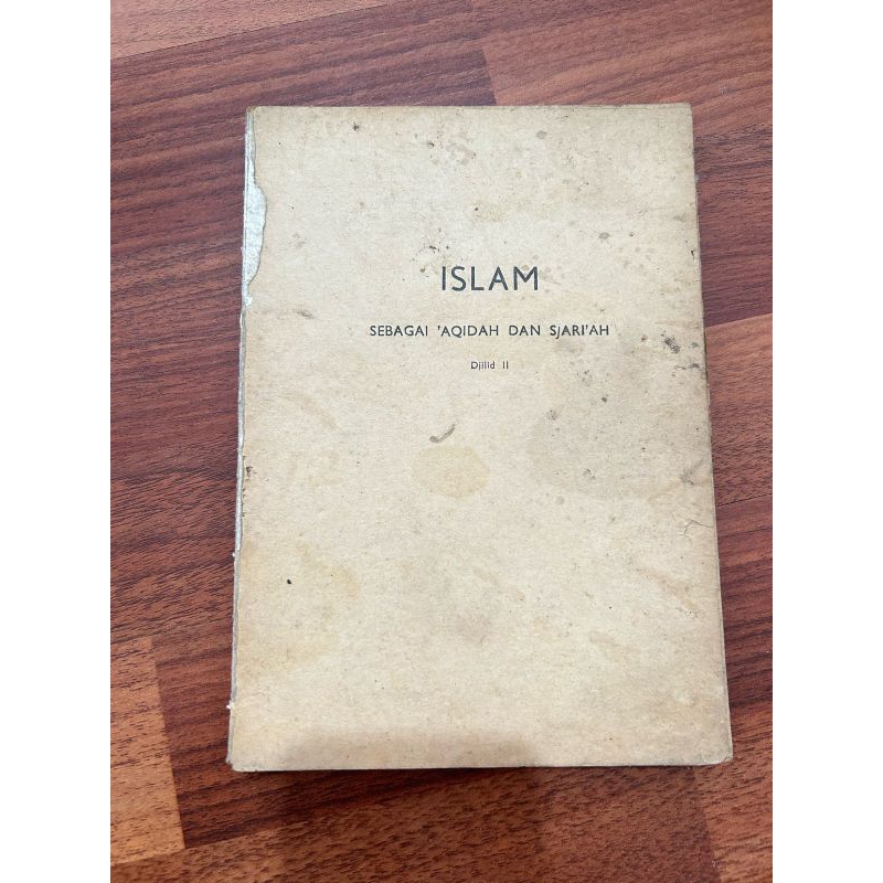 Buku - ISLAM Sebagai 'Aqidah dan Sjari'ah djilid ll