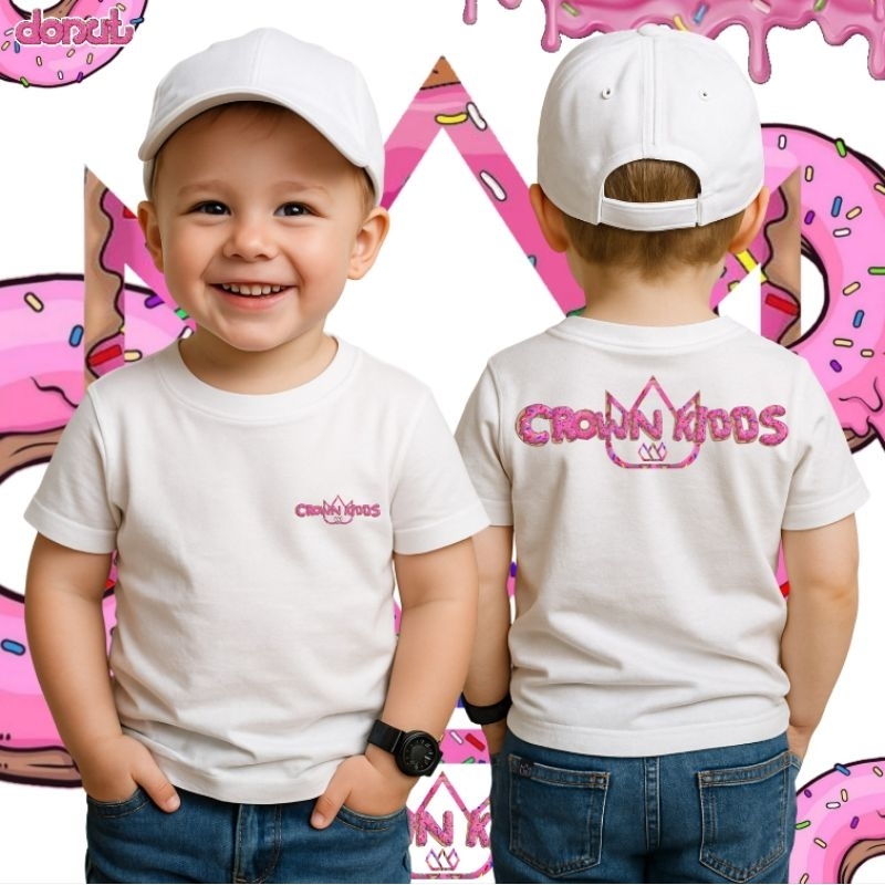 Baju anak fashion crownkidds dunkin donut