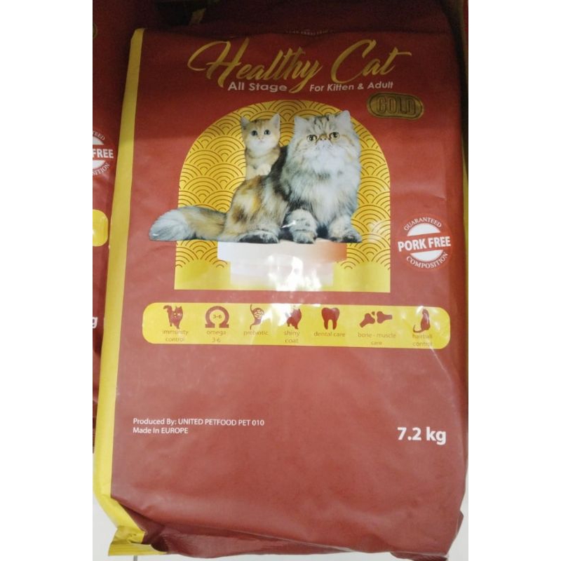 Healthy cat gold 7.2 kg