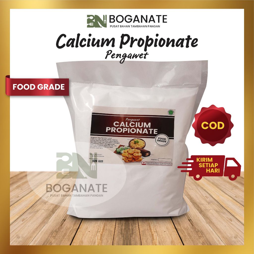 

Calcium Propionate 500gr / Pengawet Roti, Kue, Mie, Dll