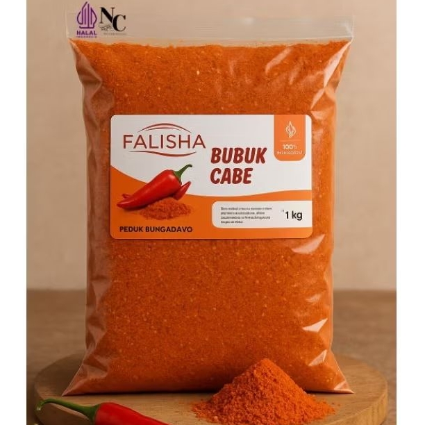 

Cabe bubuk halus 1 kg/cabai bubuk 100% asli tanpa pengawet/cabe ekstra pedas