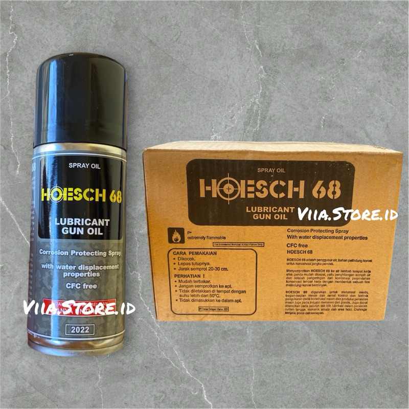 Minyak Oil Gun Anti Karat / Spray Gun/HOESCH 68 100ml & 500ml/pelumas senjata/minyak anti karat