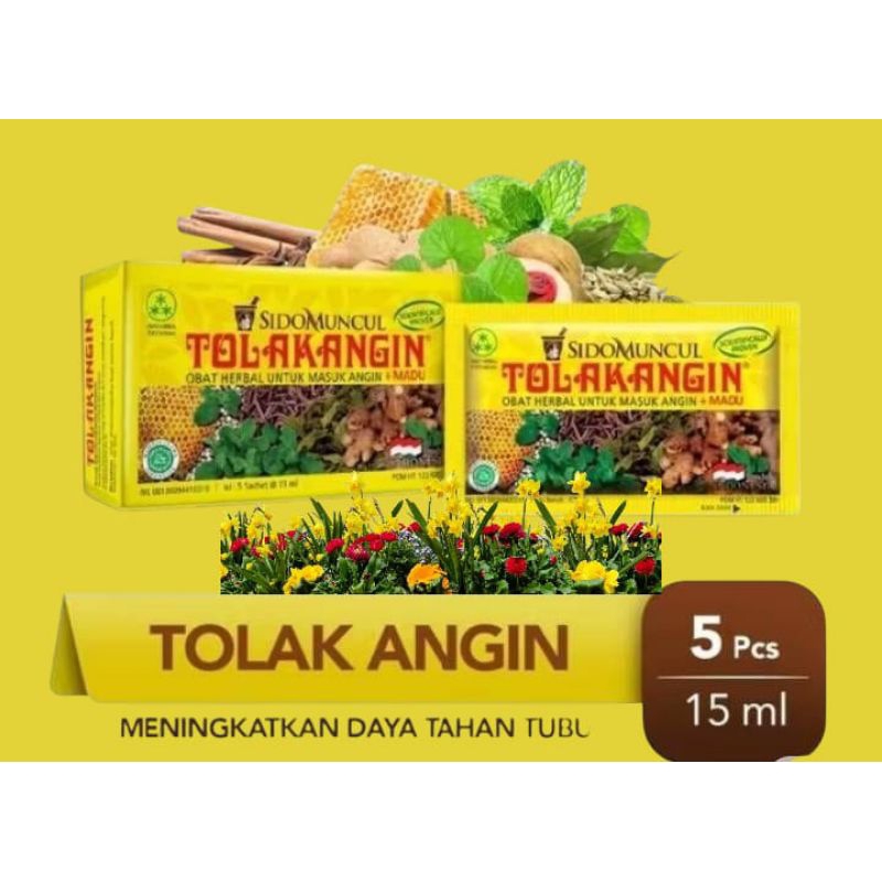 

Tolak Angin Cair + Madu Herbal 15 ML ( 1 Box 5 Sachet )
