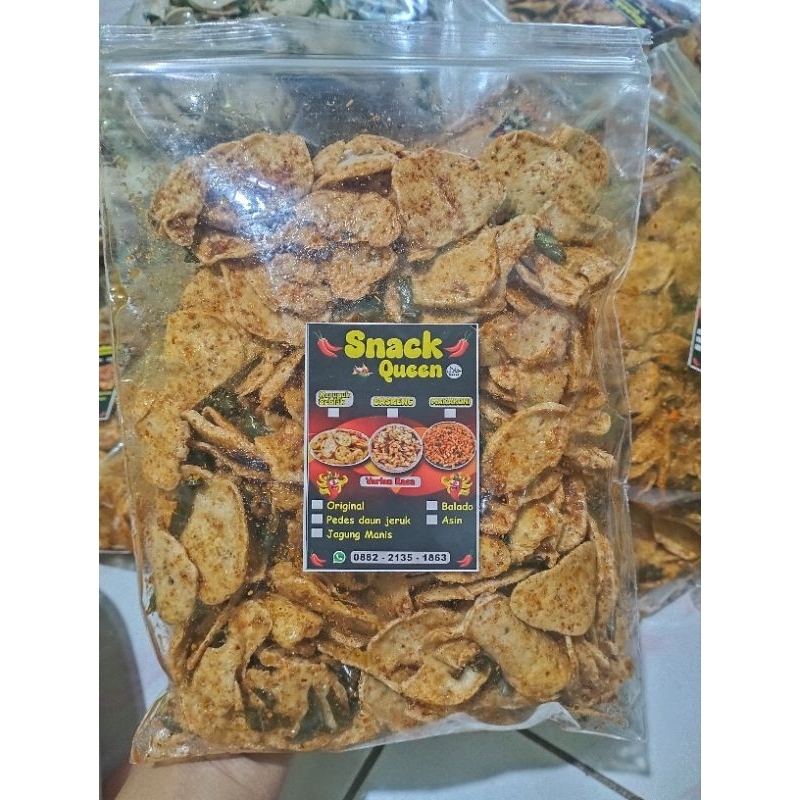 

Basreng pedes daun jeruk