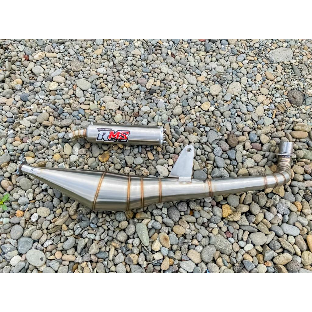 Knalpot Bravo RC100 Rc80 Samping Stainless