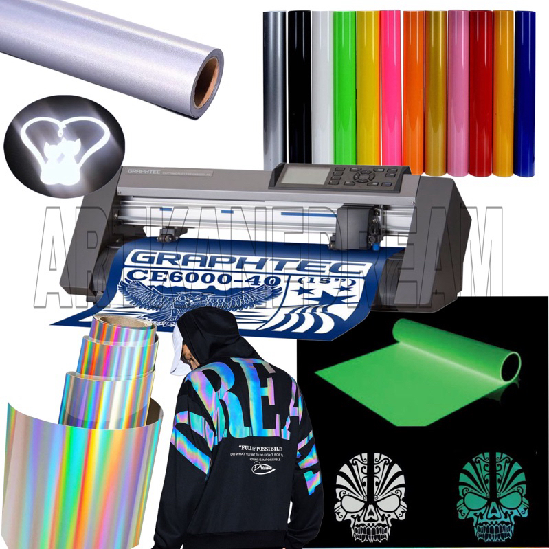 

Jasa Cutting Meteran Polyflex PU Reflektif Glow in The dark Rainbow 50 x 100 cm A3