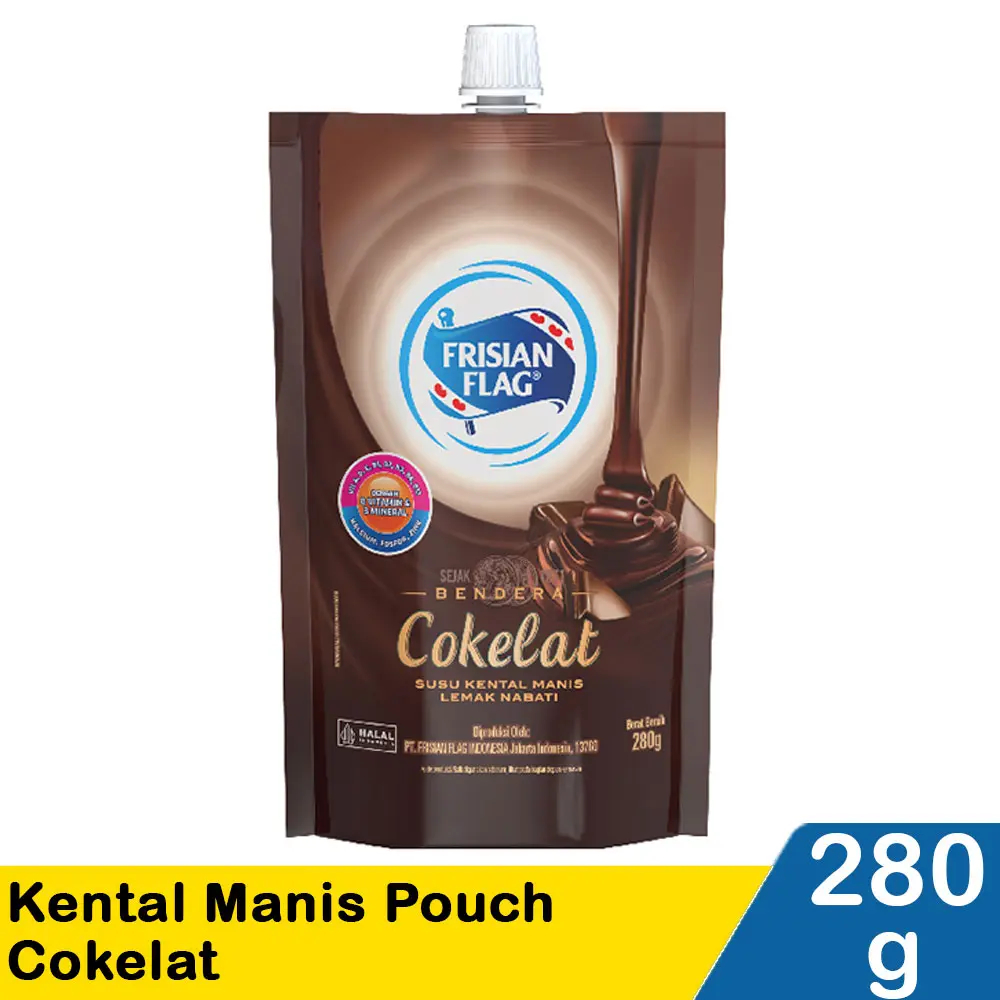 

FRISIAN FLAG SUSU KENTAL MANIS COKLAT PCH 280g