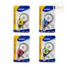 

GREEBEL - CORRECTION TAPE / PITA KOREKSI / TIP X KERTAS GCT-1924 UKURAN 12MX5MM