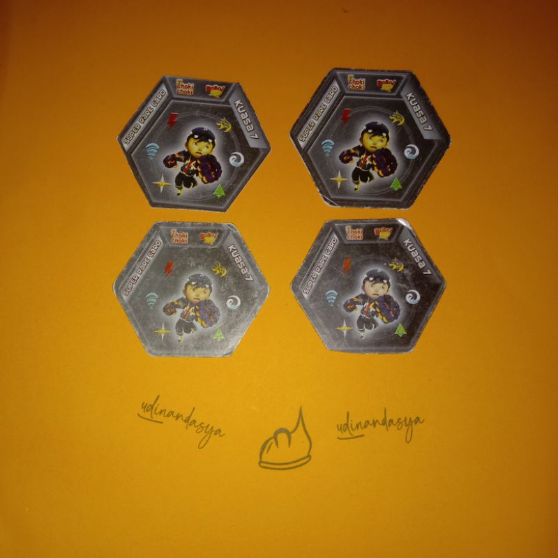 Kuasa 7 Gempa — Kartu Choki Choki AR Boboiboy Hexagon