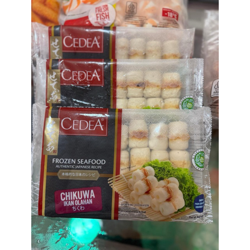 

Cedea Seafood Chikuwa Frozen 250gr dan 500gr