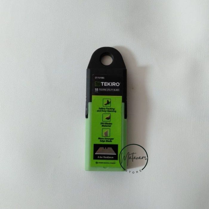 

TEKIRO FOLDING UTILITY BLADE ISI 10 PCS / ISI CUTTER MULTIFUNGSI TEKIRO