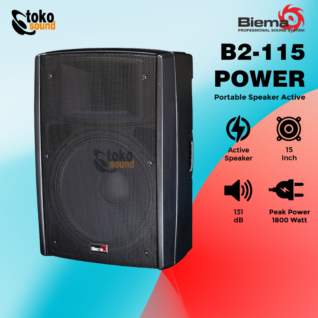 Biema B2-115 Power B2 115 Power - 15 Inch Active Speaker