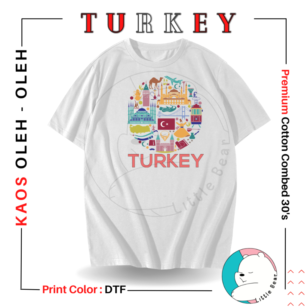 Kaos Souvenir Oleh Oleh Turki - Tshirt Souvenir Oleh Oleh Turki Type 2