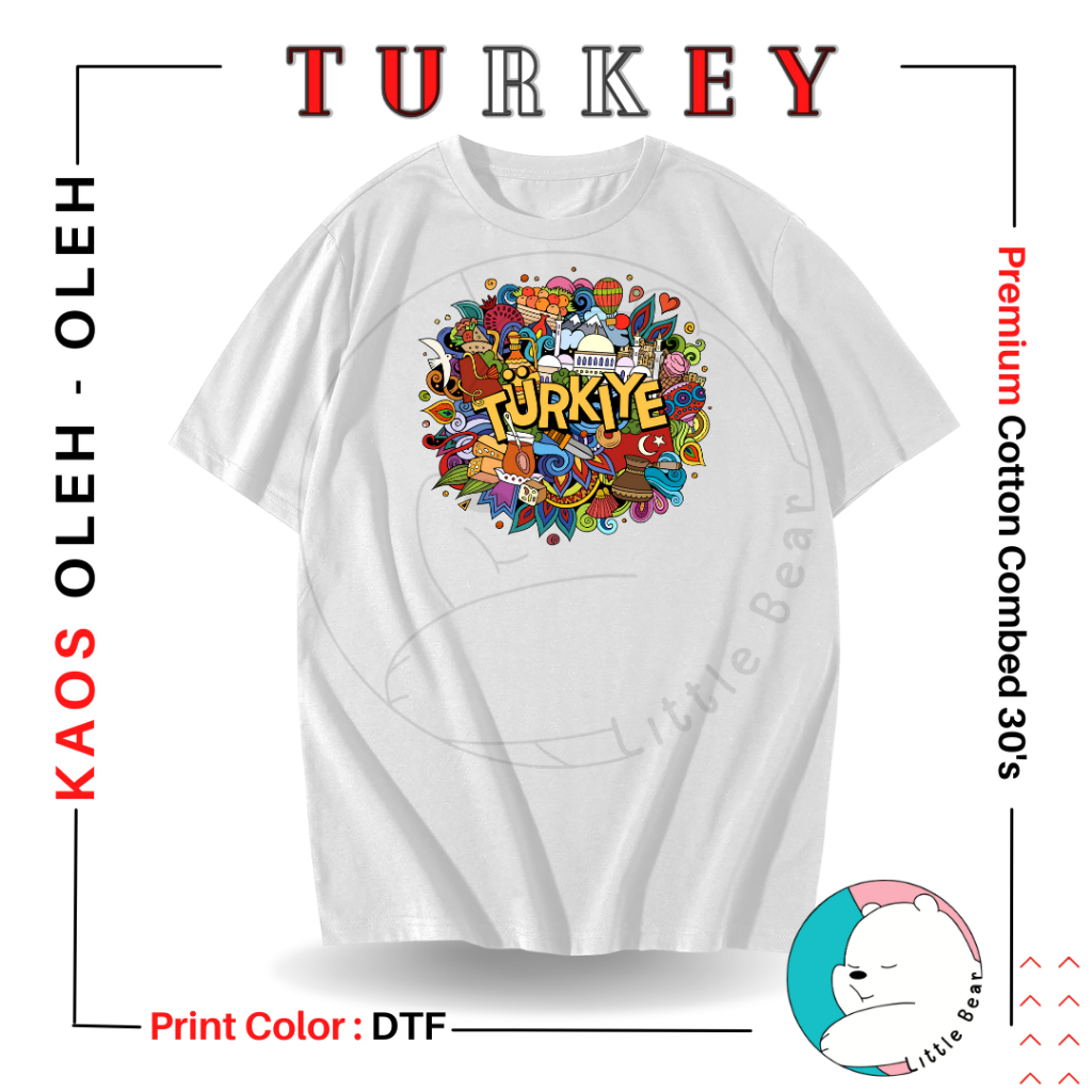 Kaos Souvenir Oleh Oleh Turki - Tshirt Souvenir Oleh Oleh Turki Type 8