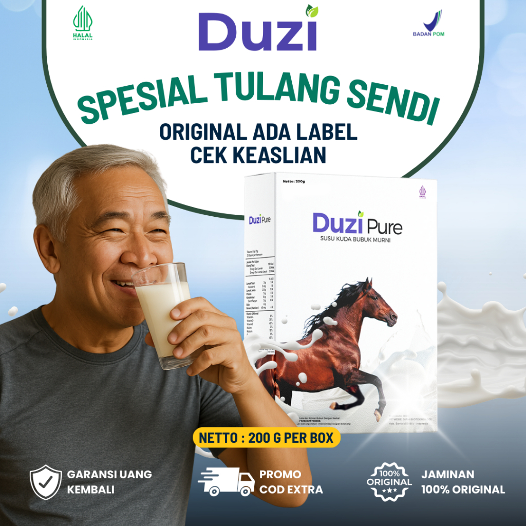 

Duzi Pure - Susu Kuda Liar Murni Atasi Nyeri Sendi Asam Urat