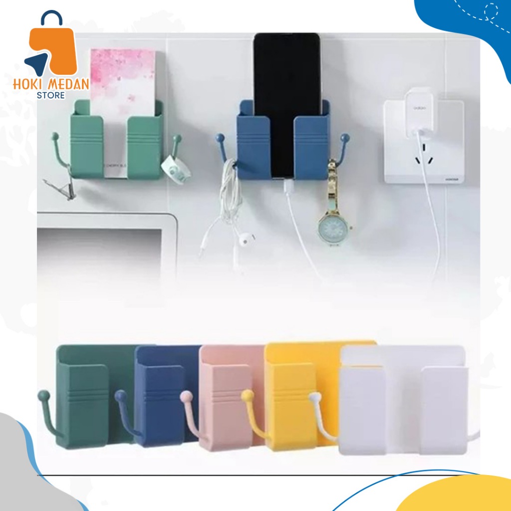 K 48 TEMPAT REMOTE AC / TEMPAT CHARGER HP / RAK AC / RAK DINDING / RAK GANTUNG HP / HOLDER DINDING /