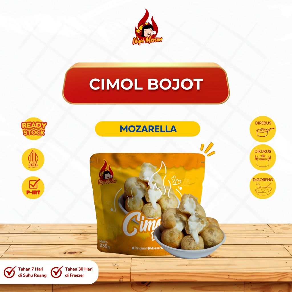 

JUN Nyai Mercon - Paket Cimol Mozarella Bojot Chili Oil