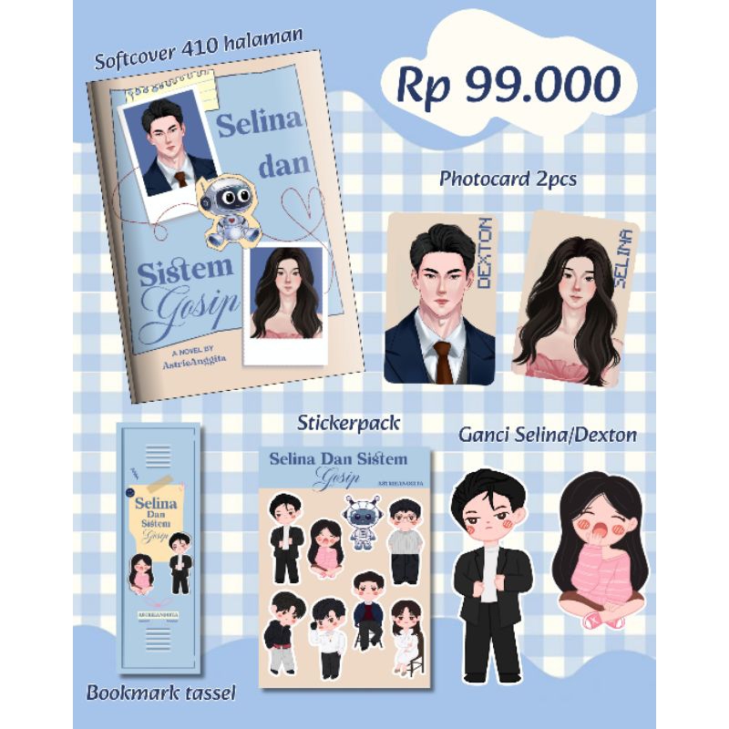 Buku Novel Selina dan Sistem Gosip