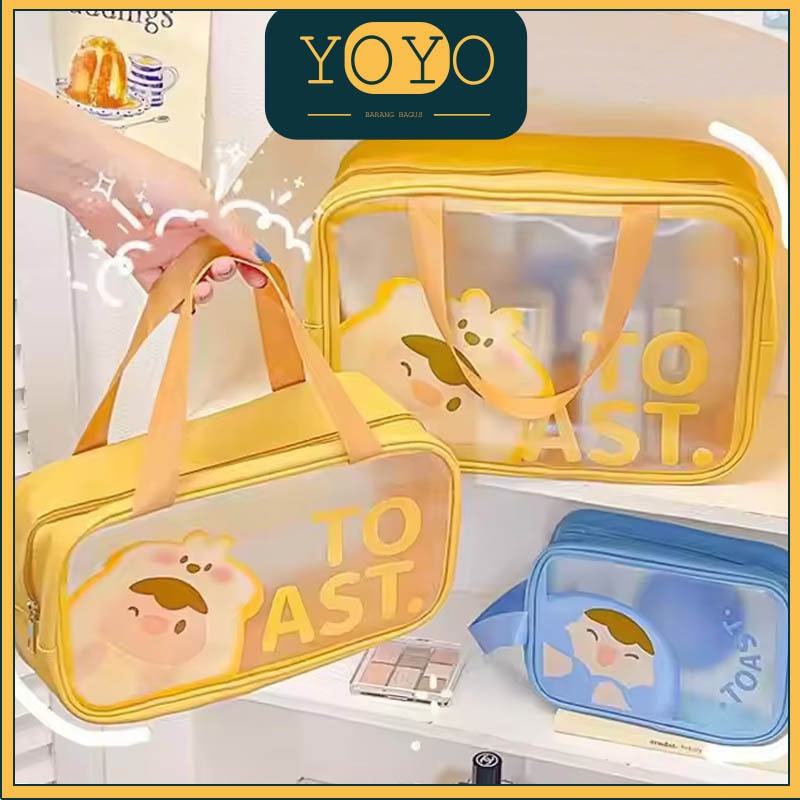 Tas Kosmetik Portable Tas / Peralatan Mandi Pouch Organizer Sorage Box / Travel Waterproof