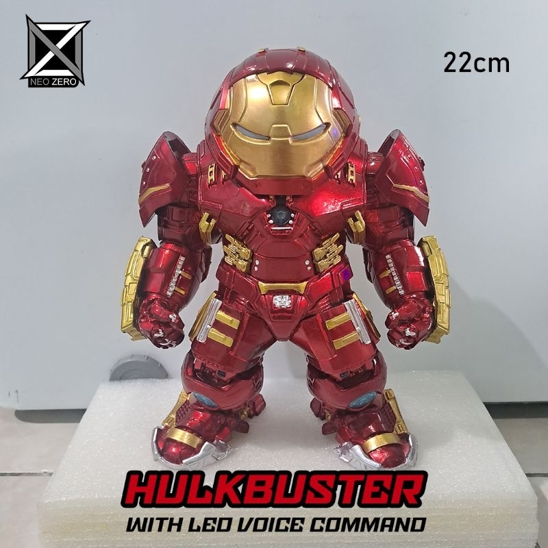 Action Figure Hulkbuster with LED Voice Command 22cm