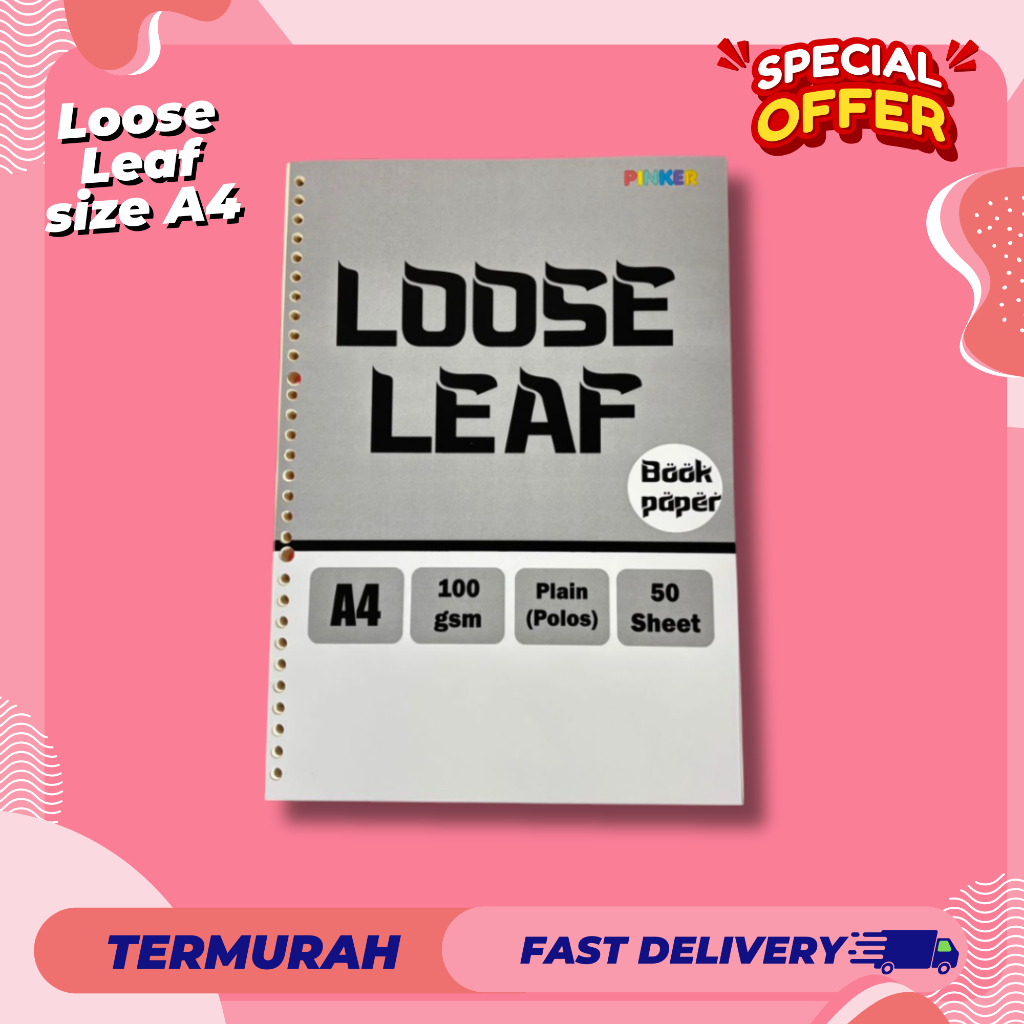

A4 Bookpaper Loose Leaf - POLOS Bookpaper 90gsm by pinkershop