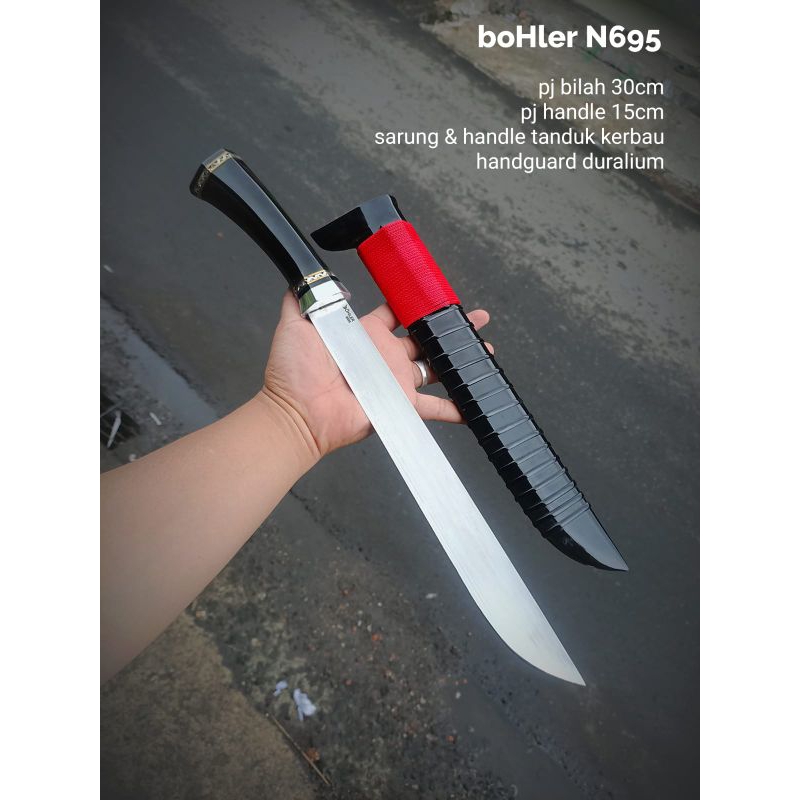 GOLSEM PISAU SEMBELIH BAJA BOHLER N695 FULL TANDUK