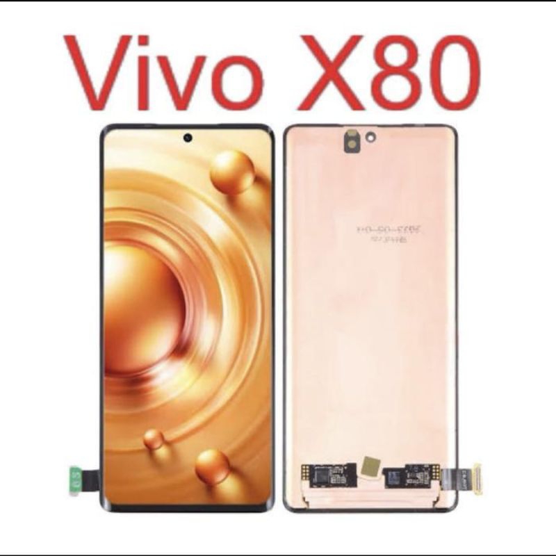 LCD FULLSET AMOLED VIVO X80 / X80 PRO ORIGINAL FINGPRINT AKTIF TOUCHSCREEN LCD