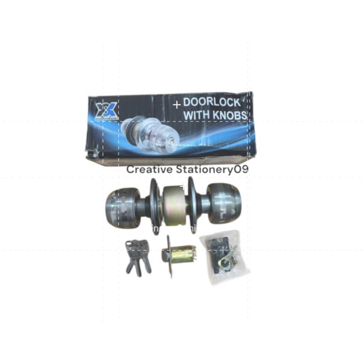 Kunci Bulat Stainless YSK KNOKK / Konci Pintu Kamar Mandi Bulat / Handle Pintu Murah YSK