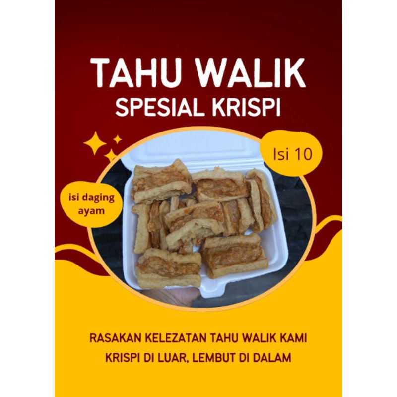 

Tahu Walik Isi Daging Ayam Murah 10pcs/pack