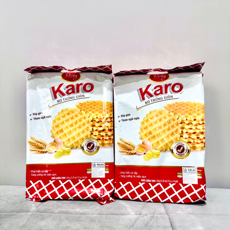 

Richy Karo Butter Crispy Waffle Wafer Biscuit