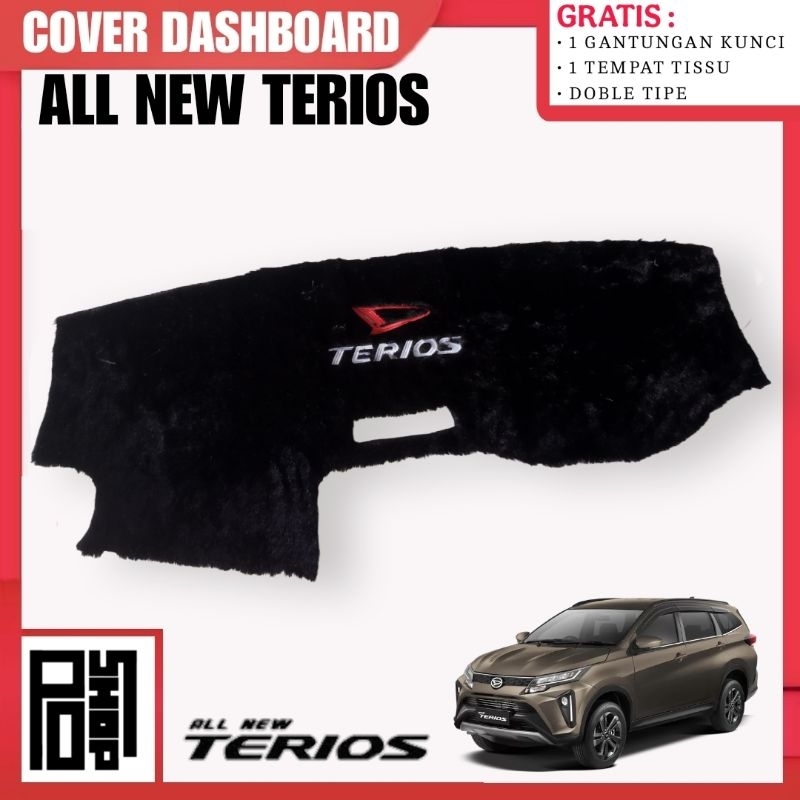 cover dashboard bulu mobil all new terios 2018-2024 cover variasi dashboard bulu mobil daihatsu teri