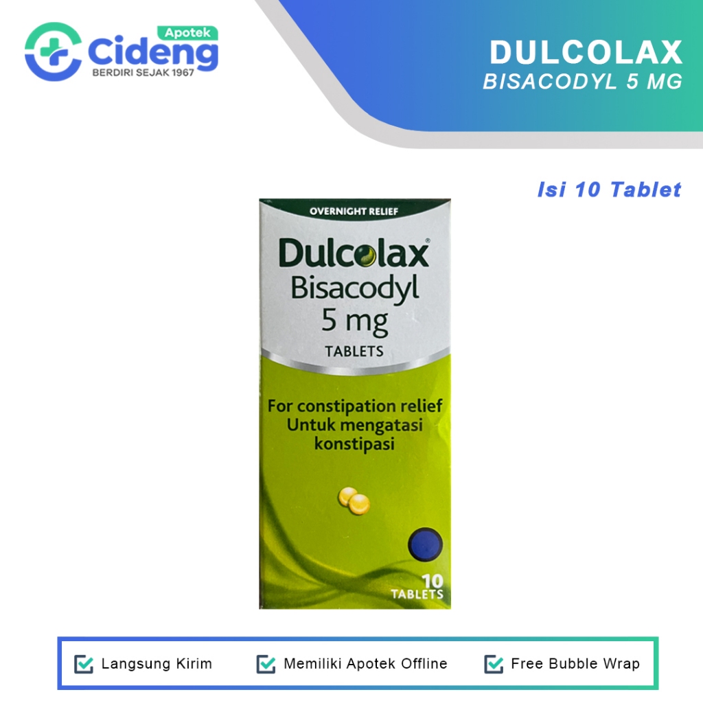 DULCOLAX Bisacodyl 5 mg TABLET ISI 10 Tablet