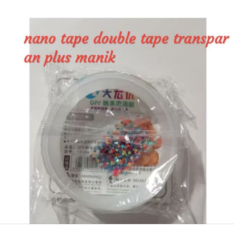 

Mainan Nano Double Tape Manik Manik
