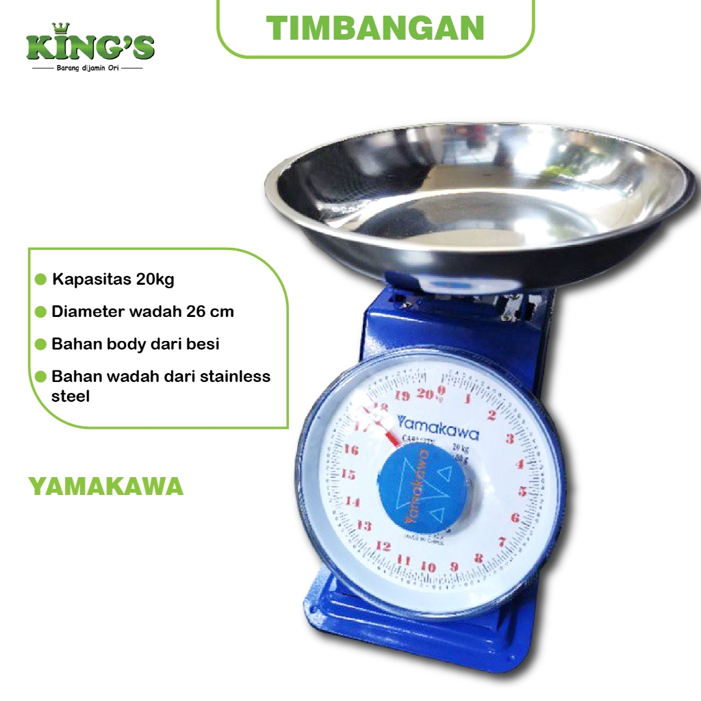 TIMBANGAN BUAH YAMAKAWA CG-10KG, 15KG, 20KG / REKOMENDASI TIMBANGAN BUAH MURAH BERGARANSI