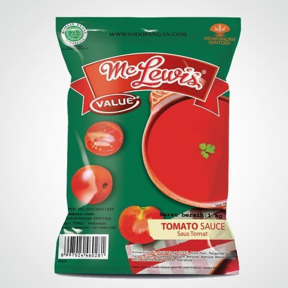 

MC LEWIS Tomato Sauce Value 500 Gram