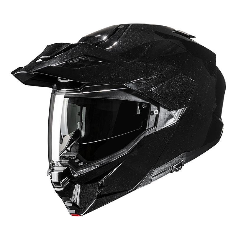 HJC i80 BLACK GLOSSY FULL FACE MODULAR HELMET